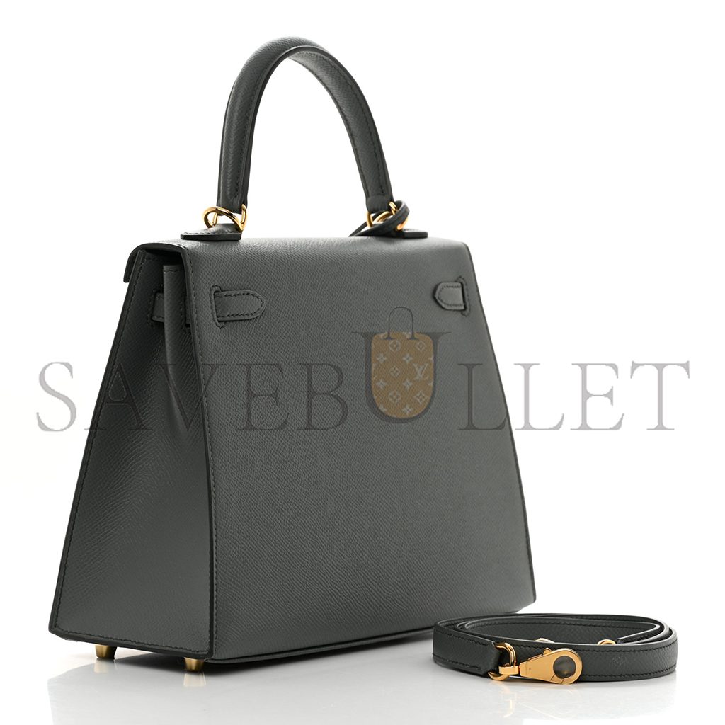 HERMÈS MASTER EPSOM KELLY SELLIER 25 VERT AMANDE (25*17*7cm)